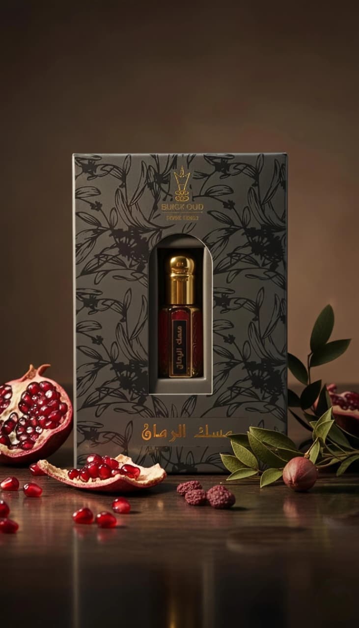 Pomegranate Musk by Black Oud – bottle with box