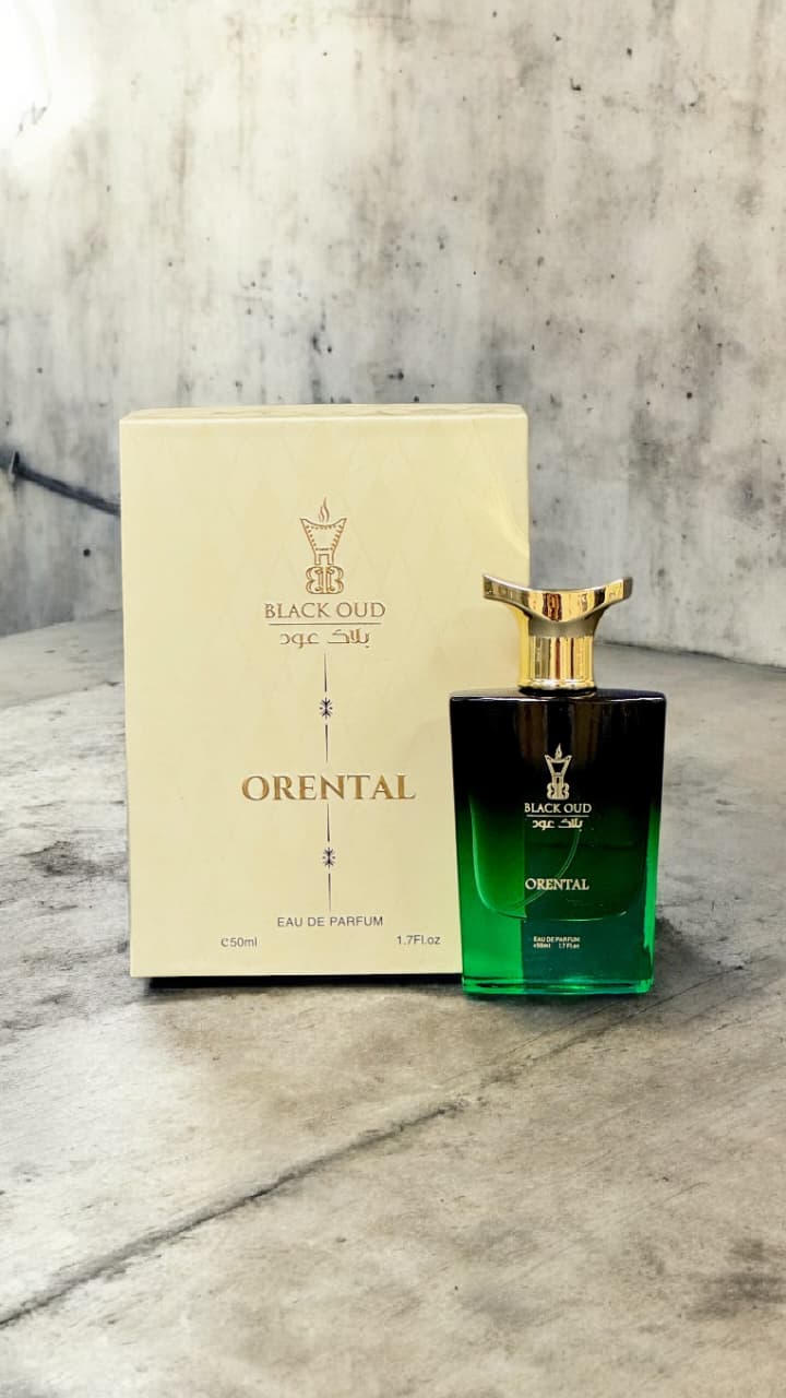 Oriental Perfume by Black Oud – bottle with box