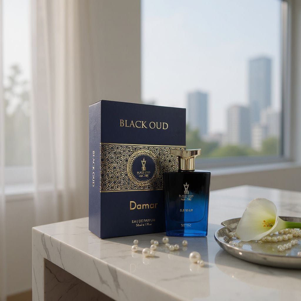 Damar Perfume by Black Oud – bottle with box