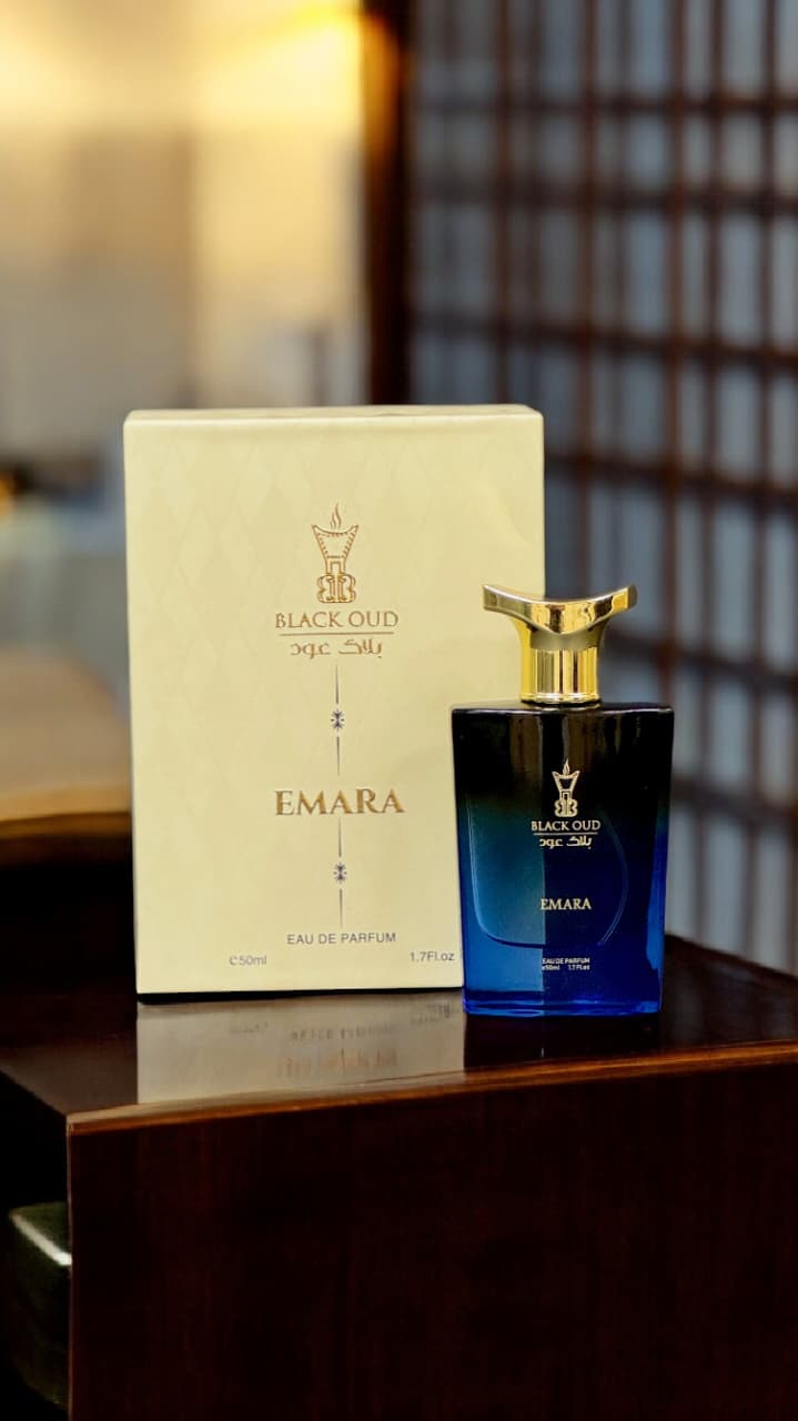Emara perfume by Black Oud – bottle with box