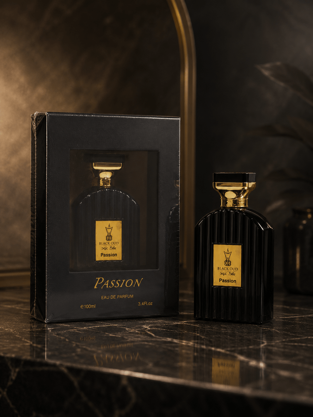 Passion VIP perfume by Black Oud – bottle with box